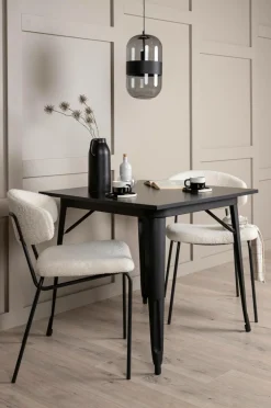 Venture Home Spisegrupper-Spisegruppe Tempe med 2 spisebordsstole Chico