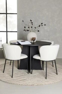 Venture Home Spisegrupper-Spisegruppe Bootcut med 4 stk. stole Edina