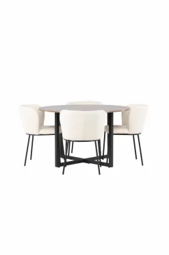 Venture Home Spisegrupper-Spisegruppe Durango med 4 stk. stole Edina