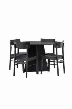 Venture Home Spisegrupper-Spisegruppe Bootcut Round og stolene Montros