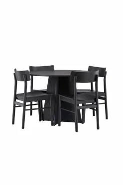 Venture Home Spisegrupper-Spisegruppe Bootcut Round og stolene Montros