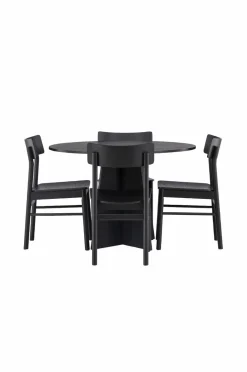 Venture Home Spisegrupper-Spisegruppe Bootcut Round og stolene Montros