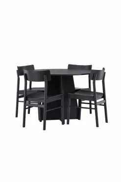 Venture Home Spisegrupper-Spisegruppe Bootcut Round og stolene Montros