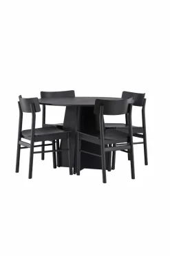 Venture Home Spisegrupper-Spisegruppe Bootcut Round og stolene Montros