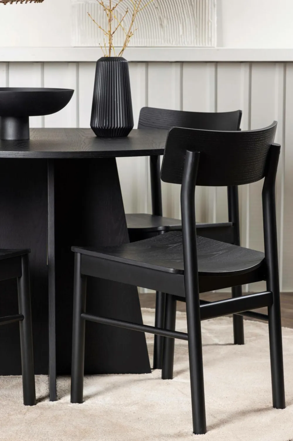 Venture Home Spisegrupper-Spisegruppe Bootcut Round og stolene Montros