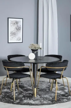 Venture Home Spisegrupper-Spisegruppe Dipp med 4 stk. stole Arrow