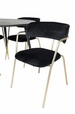 Venture Home Spisegrupper-Spisegruppe Dipp med 4 stk. stole Arrow