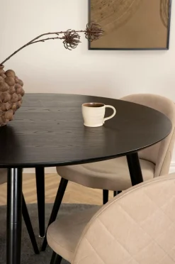 Venture Home Spisegrupper-Spisegruppe Dipp med 4 spisebordsstole Velvet Stitches