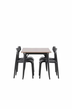 Venture Home Spisegrupper-Spisegruppe Tempe med 4 stole Ursholmen