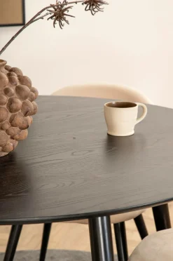 Venture Home Spisegrupper-Spisegruppe Dipp med 4 spisebordsstole Velvet Stitches