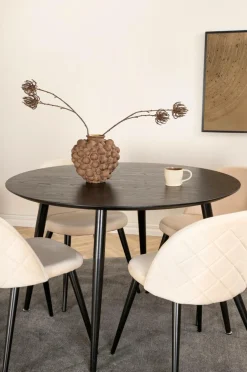 Venture Home Spisegrupper-Spisegruppe Dipp med 4 spisebordsstole Velvet Stitches