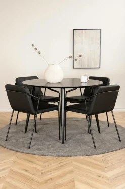 Venture Home Spisegrupper-Spisegruppe Dipp med 4 spisebordsstole Tvist