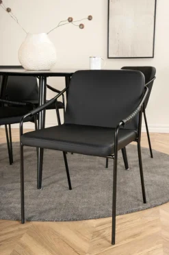 Venture Home Spisegrupper-Spisegruppe Dipp med 4 spisebordsstole Tvist