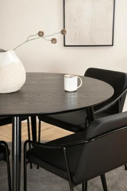 Venture Home Spisegrupper-Spisegruppe Dipp med 4 spisebordsstole Tvist