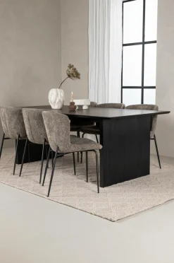 Venture Home Spisegrupper-Spisegruppe Vail med 6 spisebordsstole Modesto