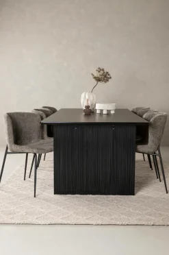 Venture Home Spisegrupper-Spisegruppe Vail med 6 spisebordsstole Modesto