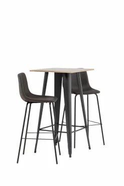 Venture Home Spisegrupper-Spisegruppe Tempe med 2 stole Alexi