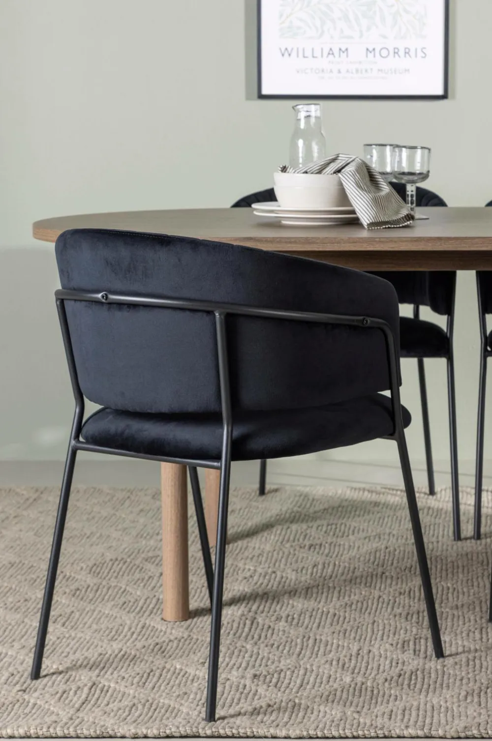 Venture Home Spisegrupper-Spisegruppe Andy med stole Selma