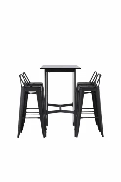 Venture Home Spisegrupper-Spisegruppe Rax med 4 stole Tempe