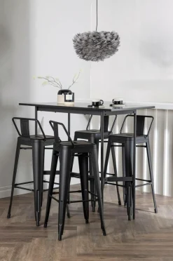 Venture Home Spisegrupper-Spisegruppe Rax med 4 stole Tempe