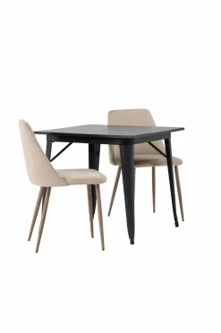 Venture Home Spisegrupper-Spisegruppe Tempe med 2 stole Night