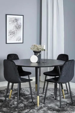 Venture Home Spisegrupper-Spisegruppe Dipp med 4 stk. stole Polar