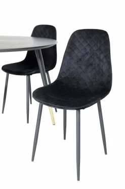 Venture Home Spisegrupper-Spisegruppe Dipp med 4 stk. stole Polar