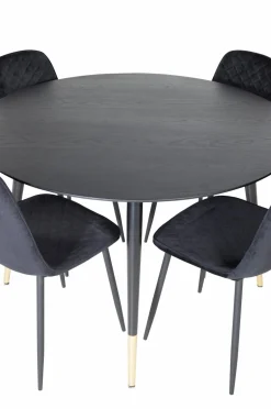 Venture Home Spisegrupper-Spisegruppe Dipp med 4 stk. stole Polar