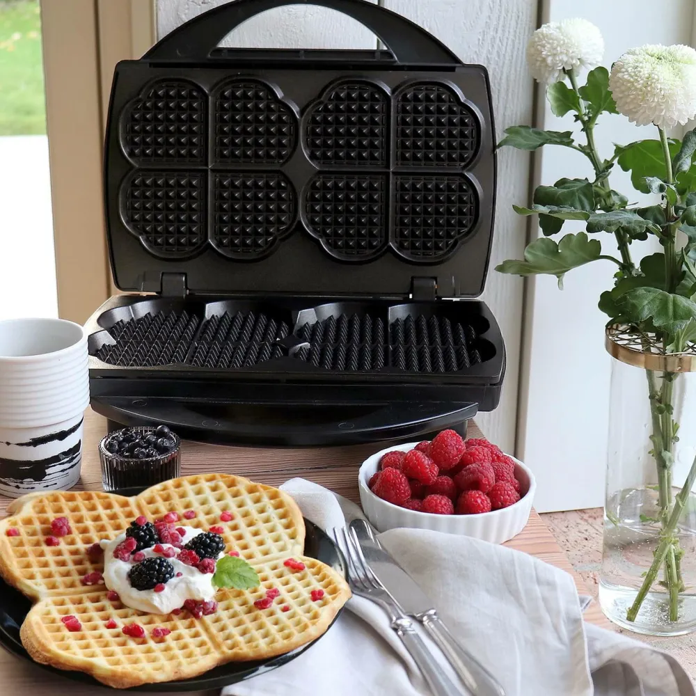 Åviken Små Køkkenmaskiner-Vaffeljern - dobbelt Nobless 909,0 Ceramic