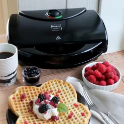 Åviken Små Køkkenmaskiner-Vaffeljern - dobbelt Nobless 909,0 Ceramic