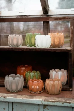 Wikholm Form Lysestager & Lanterner-Lanterne med stearinlys Mila