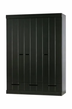 WOOOD Garderobeskabe-Garderobe Connect m struktur, H195xB140xD53