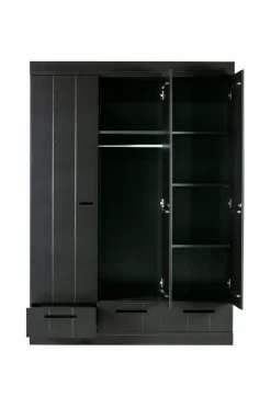 WOOOD Garderobeskabe-Garderobe Connect m struktur, H195xB140xD53