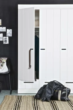 WOOOD Garderobeskabe-Garderobe Connect m struktur, H195xB140xD53