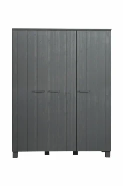 WOOOD Garderobeskabe-Garderobeskab Dennis, 3 låger