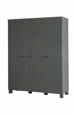 WOOOD Garderobeskabe-Garderobeskab Dennis, 3 låger
