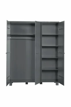 WOOOD Garderobeskabe-Garderobeskab Dennis, 3 låger