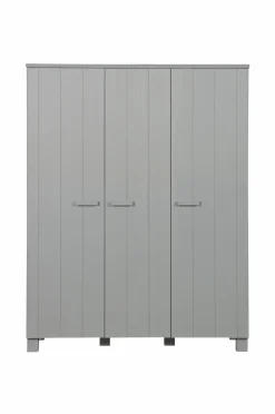 WOOOD Garderobeskabe-Garderobeskab Dennis, 3 låger