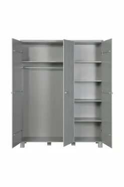 WOOOD Garderobeskabe-Garderobeskab Dennis, 3 låger