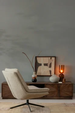 WOOOD Bomulds- & Kludetæpper-Noven Tæppe