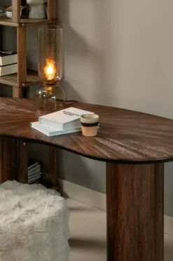 WOOOD Puffer & Fodskamler-Oven Pouf High