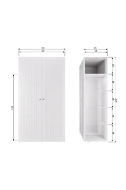 WOOOD Garderobeskabe-Sipke Garderobe