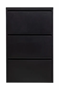 WOOOD Entrémøbler-Skoskab med 3 rum Sabine