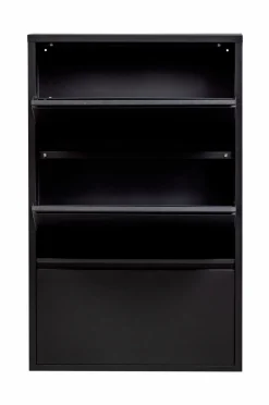 WOOOD Entrémøbler-Skoskab med 3 rum Sabine