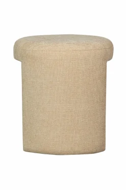 WOOOD Puffer & Fodskamler-Taburet Charlie