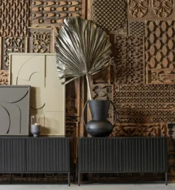 WOOOD Tv-Bænke-TV-bænk Gravure New 100 cm