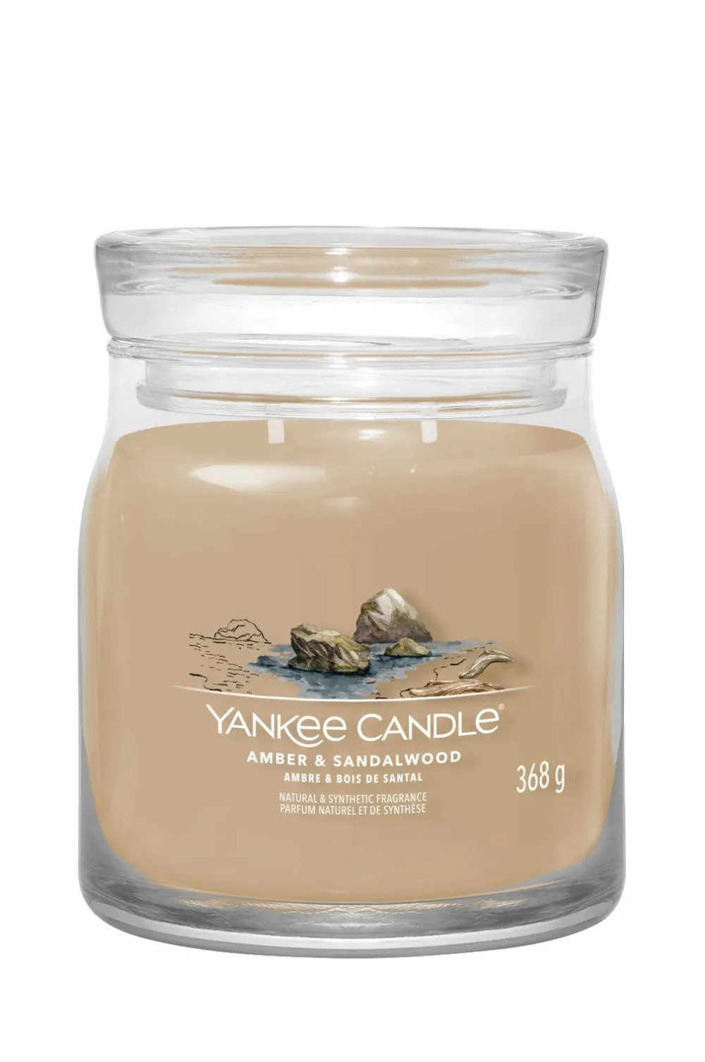 Yankee Candle Lys & Duft-Signature Amber & Sandalwood