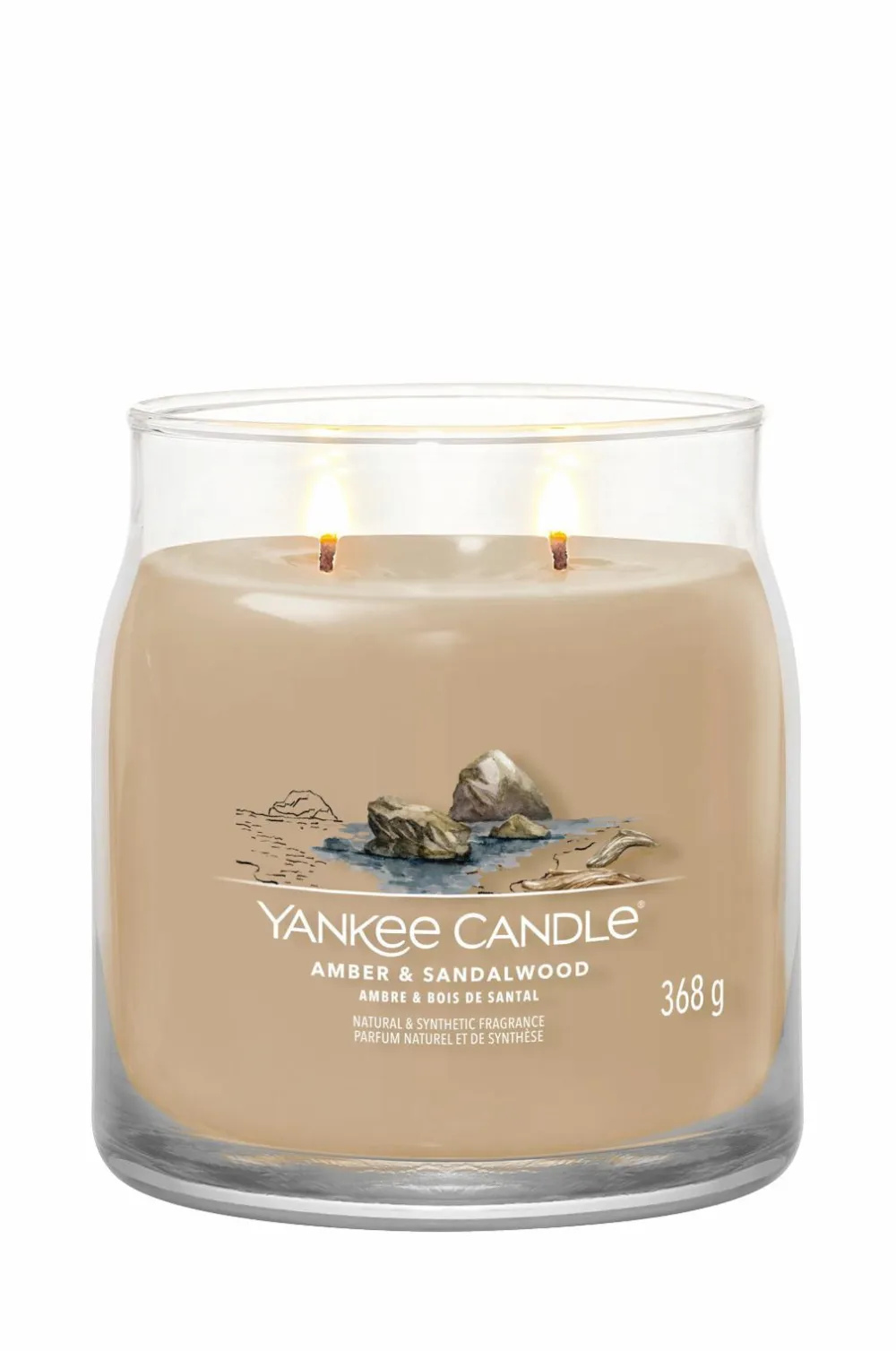 Yankee Candle Lys & Duft-Signature Amber & Sandalwood