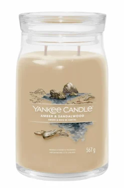 Yankee Candle Lys & Duft-Signature Amber & Sandalwood