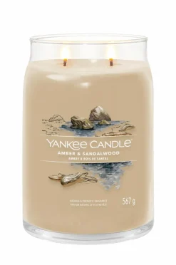 Yankee Candle Lys & Duft-Signature Amber & Sandalwood